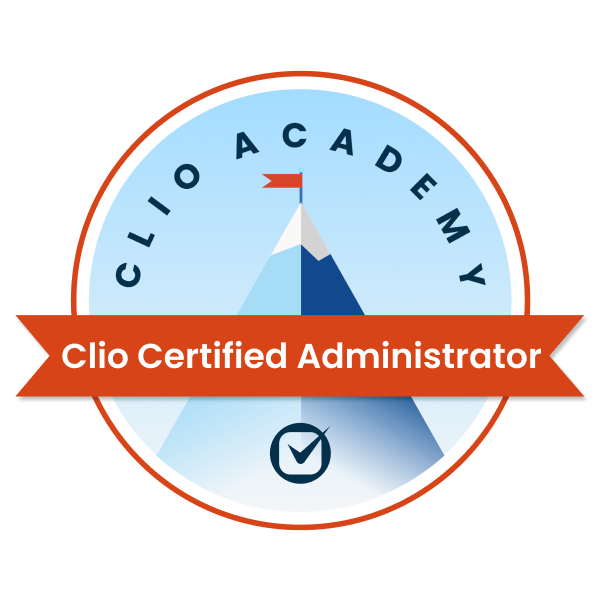 Clio Certified Administrator